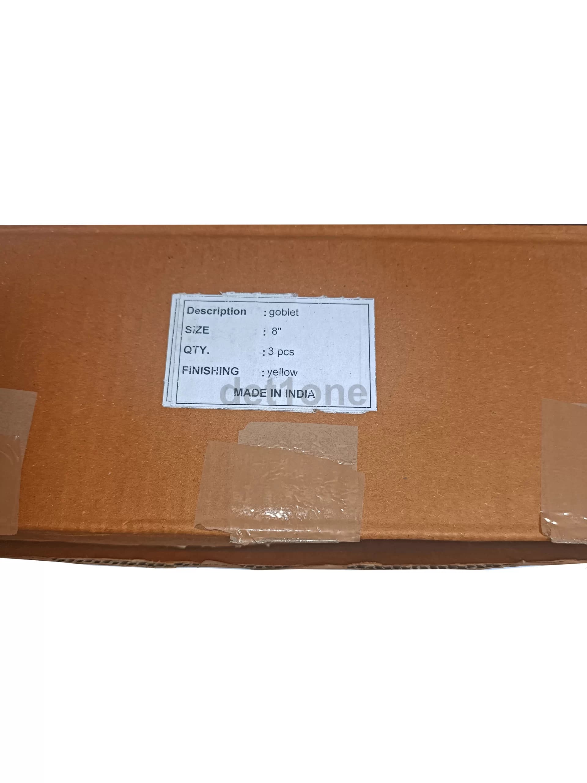 گیلاس خوری برنزی هندی جفتی طرح 1 — تصویر ۶