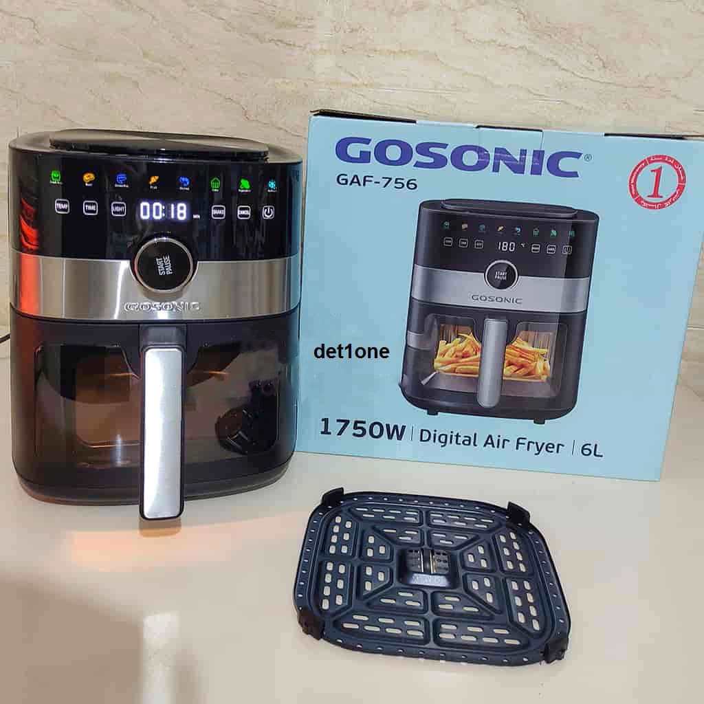 سرخ کن 6 لیتری بدون روغن گوسونیک مدل GAF-756 — تصویر ۶