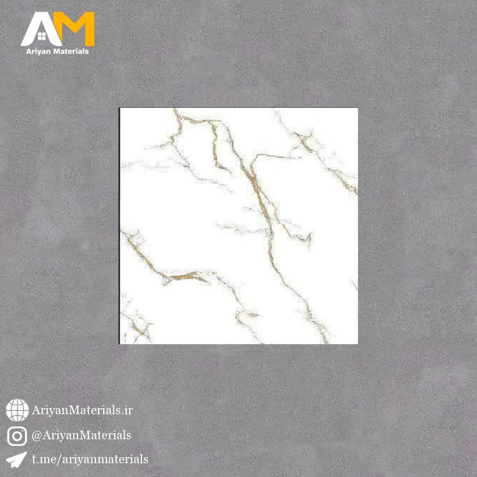 سرامیک کف طرح کلکته گلد 80*80 — تصویر ۲