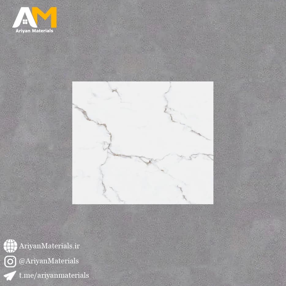 سرامیک کف طرح کلکته رعد 60×60 — تصویر ۲