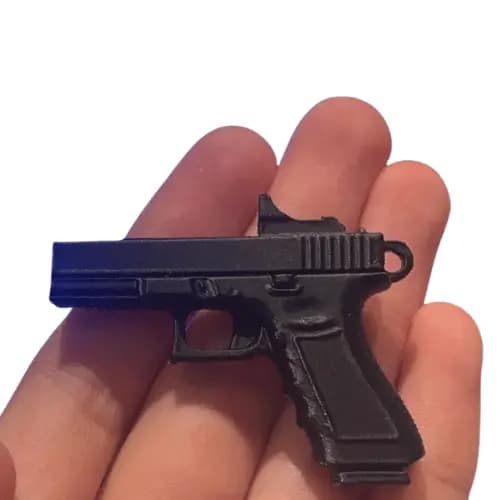 جاکلیدی طرح تفنگ Mini Glock Keychain