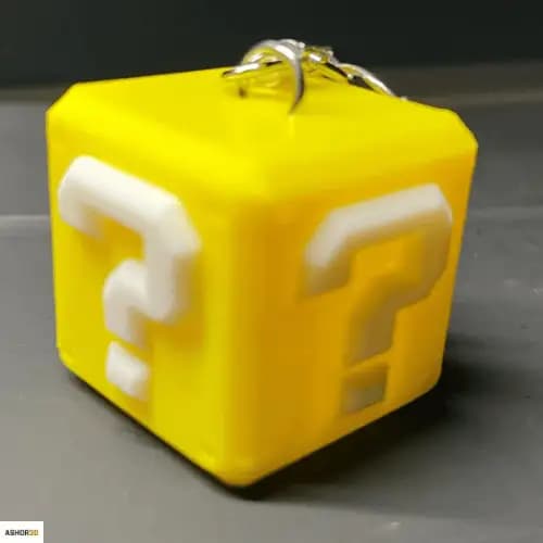جاکلیدی طرح question block | پرینت ۳ بعدی Ashor3D — تصویر ۲