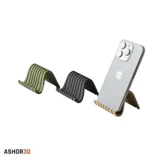 هولدر موبایل مینیمال رومیزی | پرینت سه‌بعدی Ashor3D — تصویر ۲