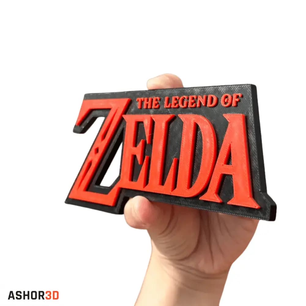 استند دکوری طرح لوگو Legend of Zelda | پرینت ۳ بعدی — تصویر ۵