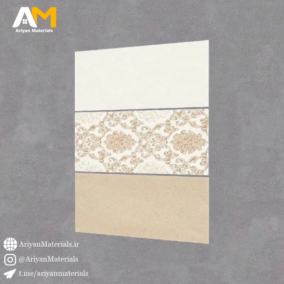 سرامیک کف طرح ورونا کرم