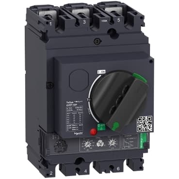 کلید حرارتی gv5p150f اشنایدر | 70 تا 150 آمپر قدرت قطع 36 کیلو آمپر