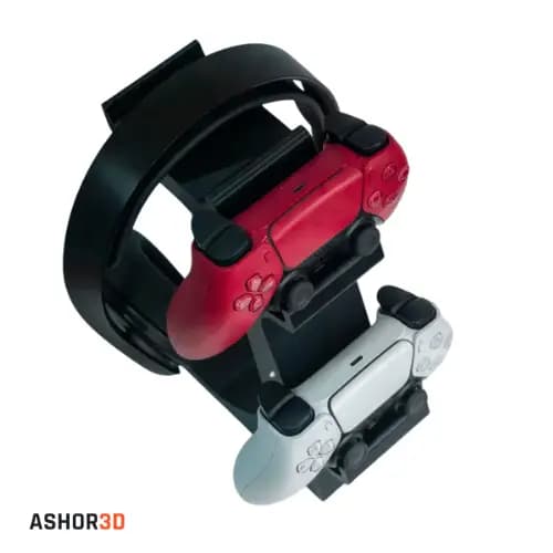 پایه نگهدارنده دو دسته و هدفون PS4، PS5 و Xbox — تصویر ۲