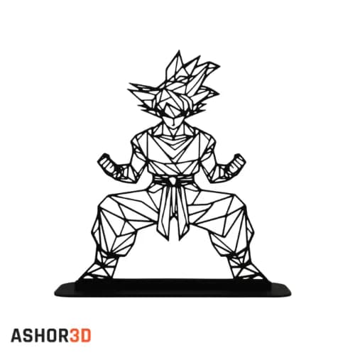 استند دکوری طرح Goku | انیمه دراگون بال — تصویر ۲