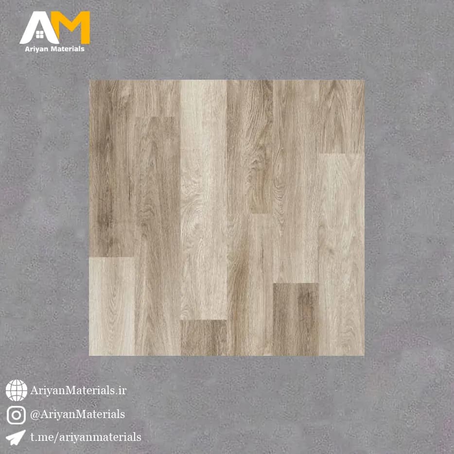 سرامیک کف طرح ورونیکا قهوه ای روشن 60*60 — تصویر ۲