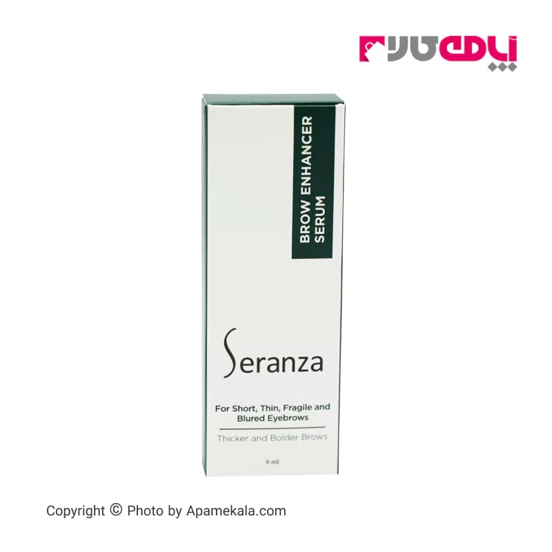 سرم تقویت کننده و احیا کننده مژه و ابرو سرانزا seranza حجم 9 میل — تصویر ۴