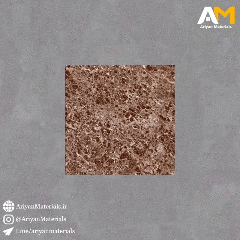 سرامیک کف طرح کنت قهوه ای