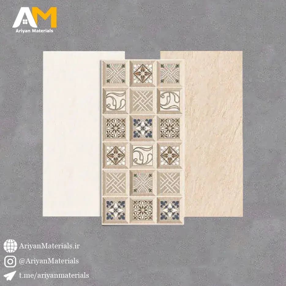 سرامیک دیواری طرح آرتمیس کرم