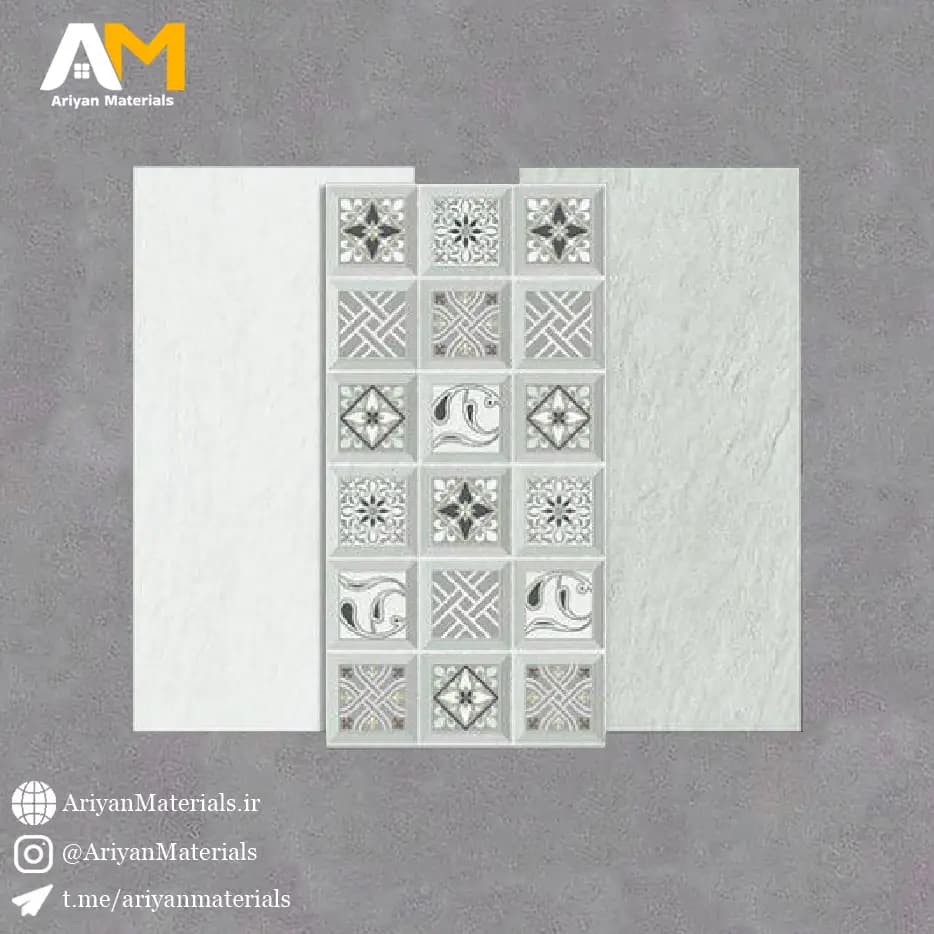 سرامیک دیواری طرح آرتمیس طوسی