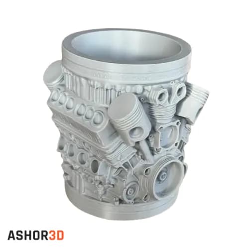 نگهدارنده قلم طرح موتور ماشین Engine — تصویر ۳