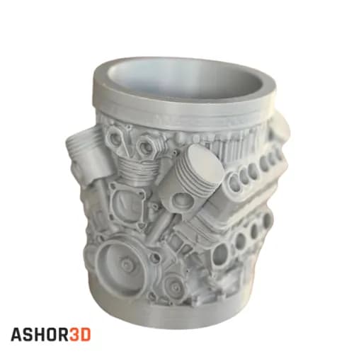 نگهدارنده قلم طرح موتور ماشین Engine — تصویر ۲
