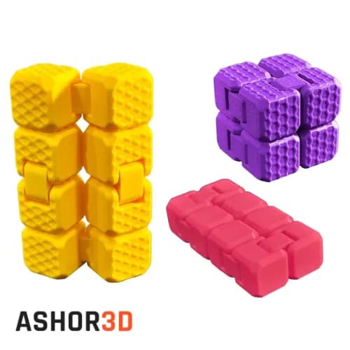 فیجت مکعب بی‌نهایت Ashor3D | ابزار ضد استرس و تمرکز — تصویر ۴