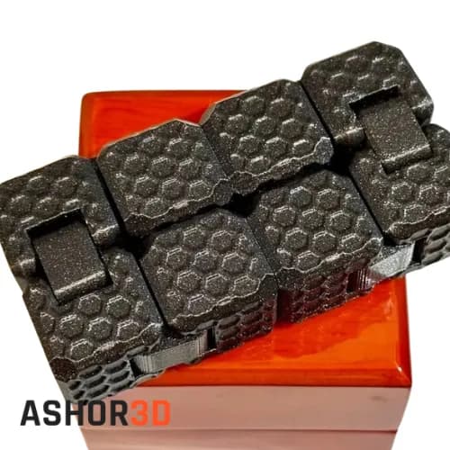 فیجت مکعب بی‌نهایت Ashor3D | ابزار ضد استرس و تمرکز — تصویر ۳