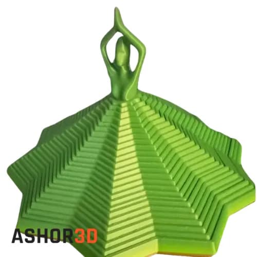 فیجت طرح دختر رقصنده ضد استرس | چاپ سه بعدی Ashor3D — تصویر ۳