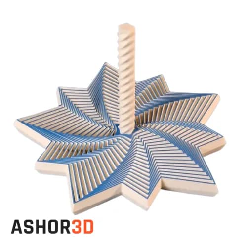 فیجت ضد استرس طرح ستاره | پرینت ۳بعدی Ashor3D