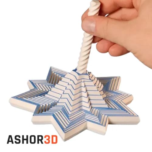 فیجت ضد استرس طرح ستاره | پرینت ۳بعدی Ashor3D — تصویر ۲