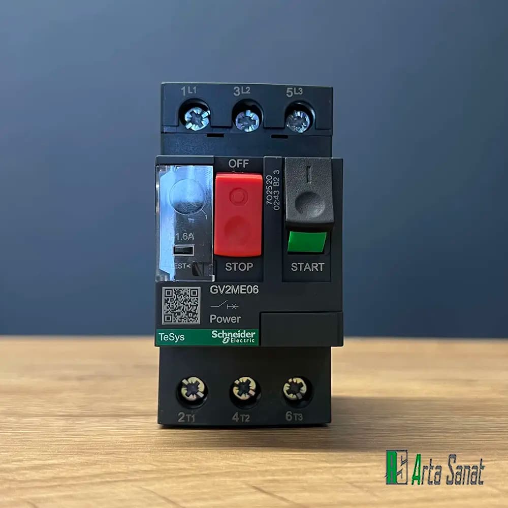 کلید حرارتی 1 تا 1.6 آمپر اشنایدر GV2ME06 — تصویر ۱۰