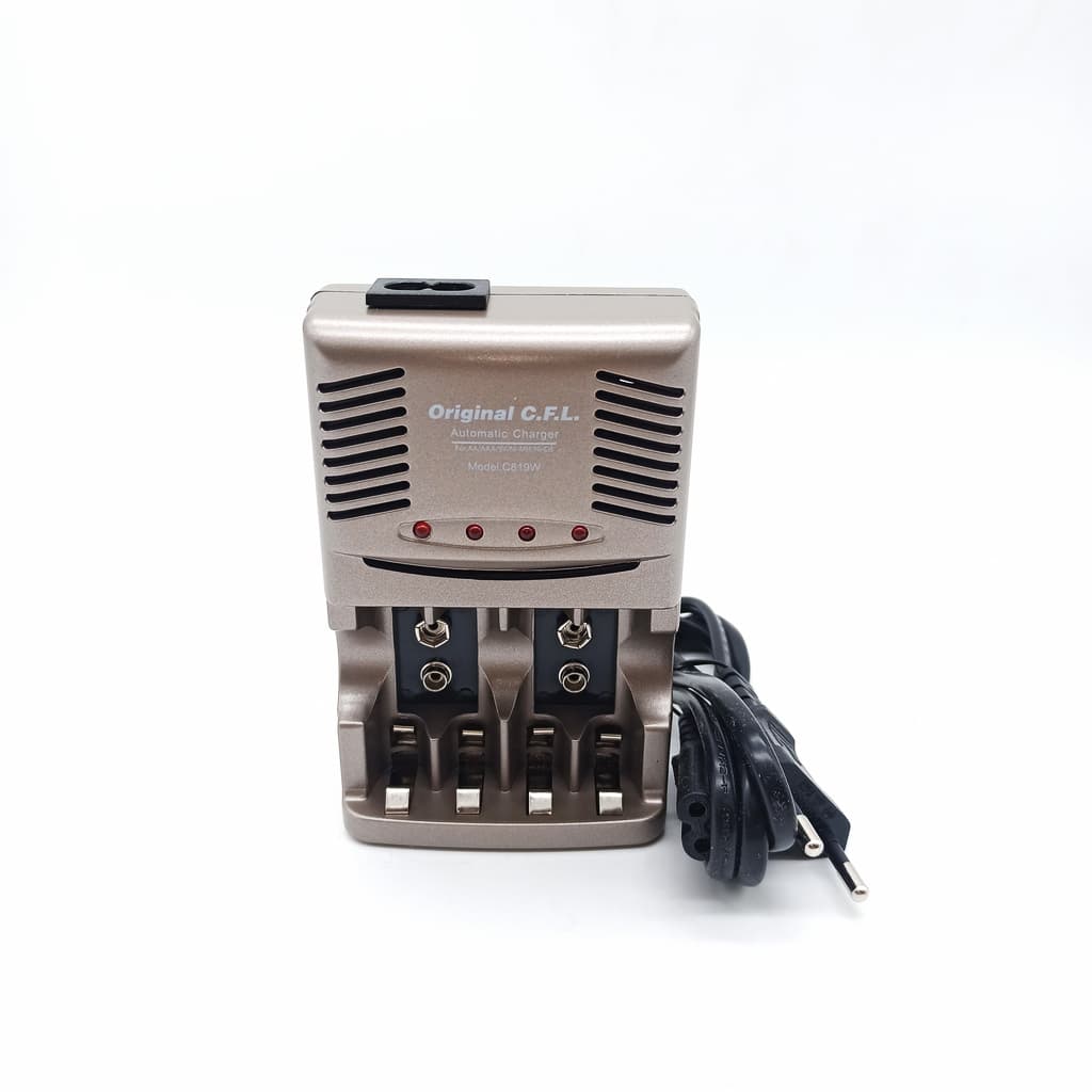 شارژر باتری قلمی و نیم قلمی و کتابی C.F.L C819W — تصویر ۲