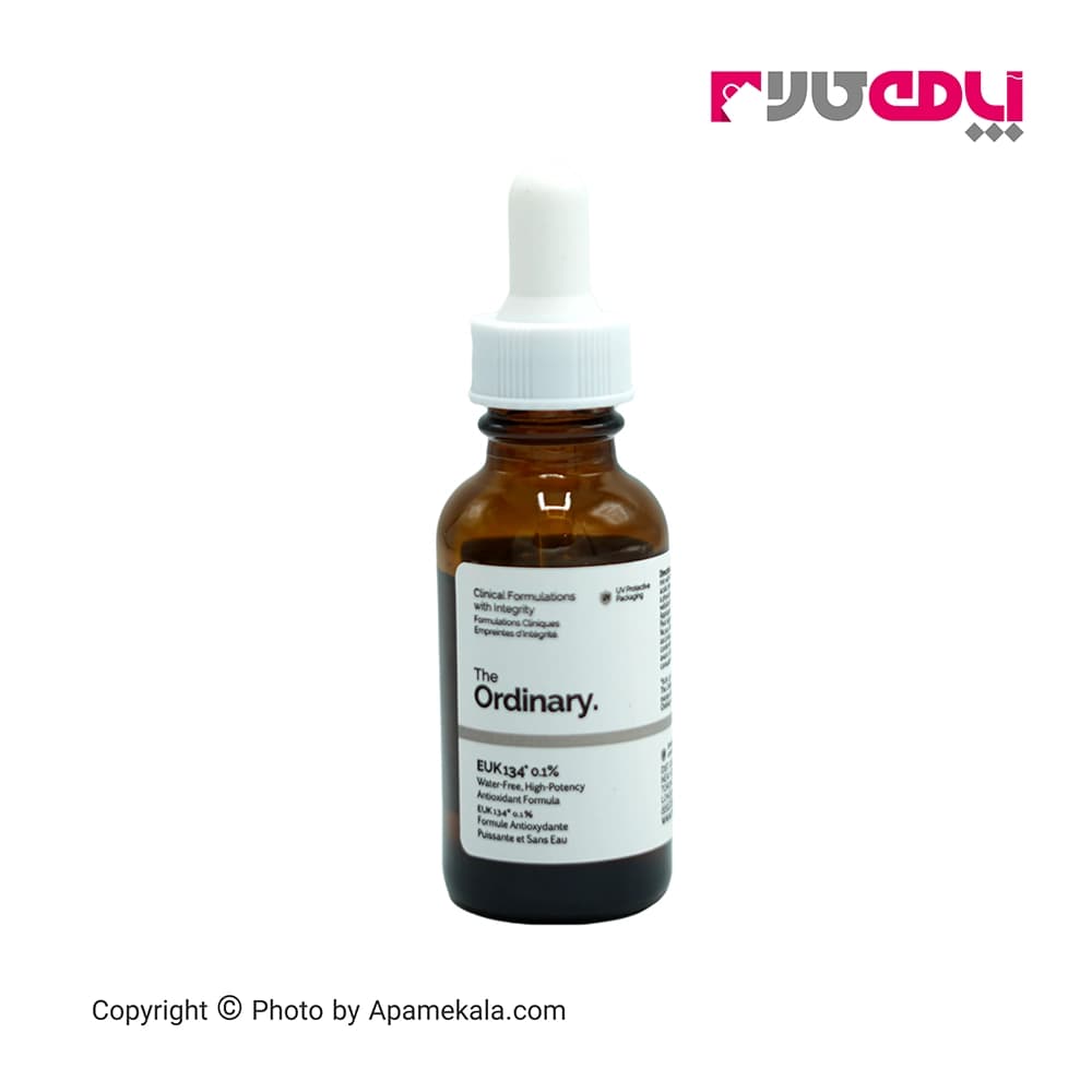 سرم آنتی اکسیدان ضد چروک EUK 134 0.1% اوردینری محافظت پوست – حجم 30 میل – the ordinary euk134 water free high potency antioxidant formula