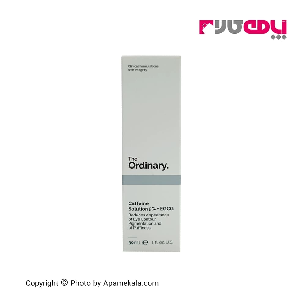 سرم ضد تیرگی و پف دور چشم اوردینری کافئین حجم 30 میل – the ordinary caffeine solution 5 +egcg — تصویر ۴