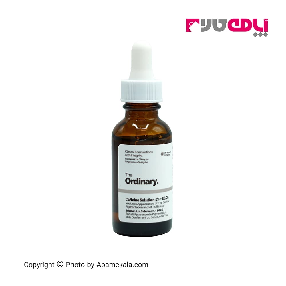 سرم ضد تیرگی و پف دور چشم اوردینری کافئین حجم 30 میل – the ordinary caffeine solution 5 +egcg