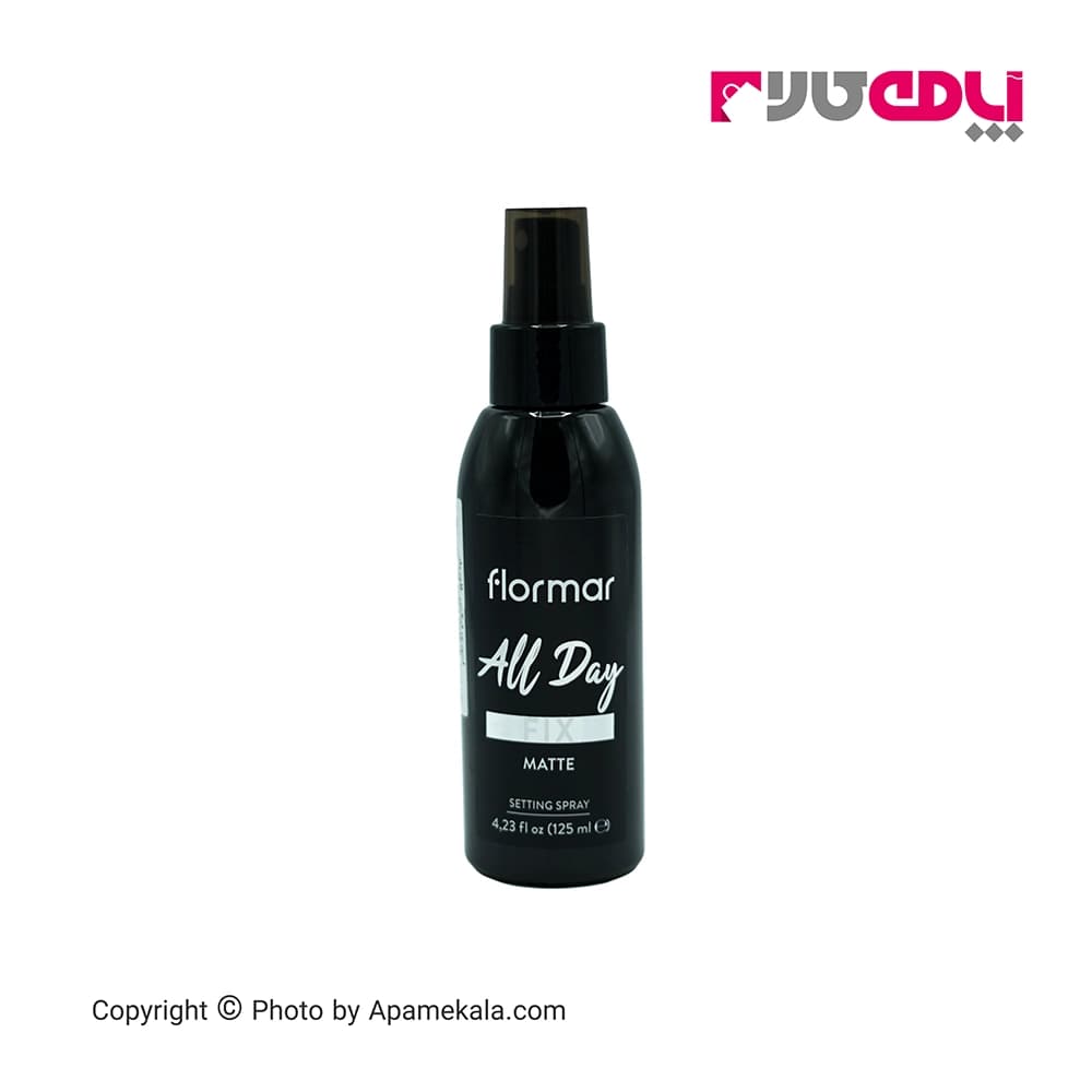 اسپری فیکس مات مناسب پوست چرب 125میل فلورمار flormar All Day FIX MATTE SETTING SPRAY — تصویر ۲