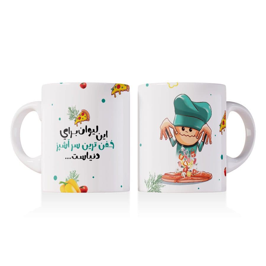 ماگ طرح سر آشپز خفن