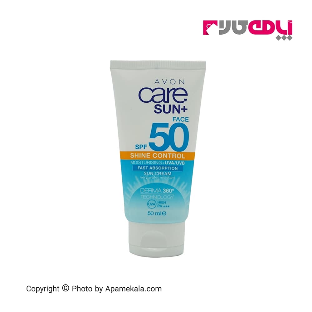 ضدآفتاب کنترل چربی و مات کننده آون spf50 حجم 50ml
