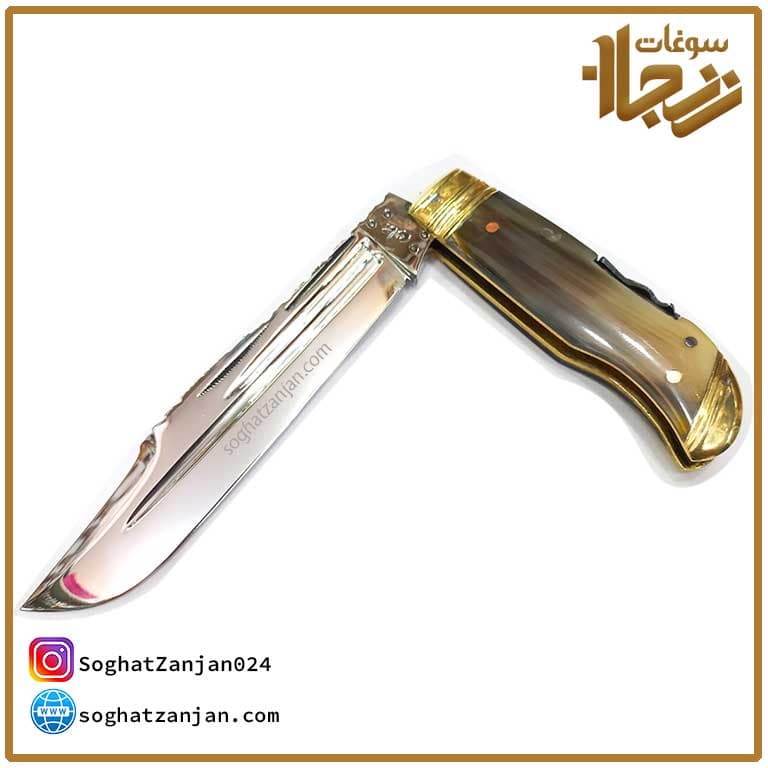 چاقوی نیم غلاف استاد پیشکسوت زنجان — تصویر ۹