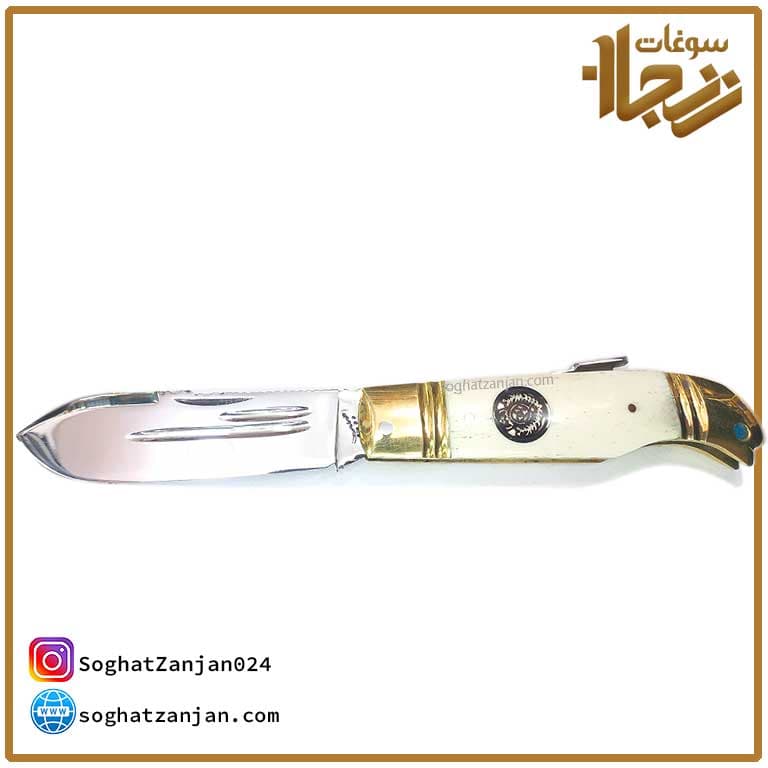 چاقوی دست ساز استاد حبیب (دسته استخوان) — تصویر ۹