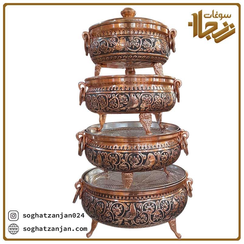 سرویس پذیرایی مسی سوپ خوری در زنجان — تصویر ۴