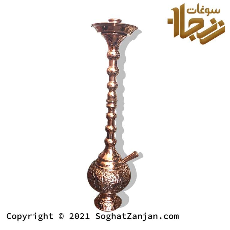 قلیان مسی قلم کاری شده تولید زنجان