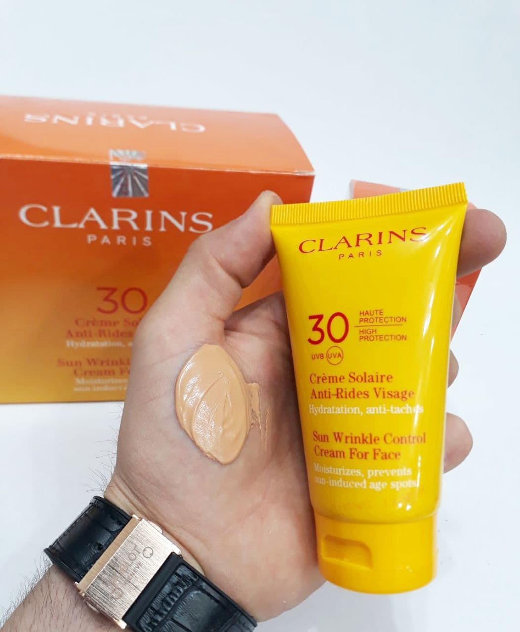 کرم ضد آفتاب کلارنس رنگی CLARINS SPF30 — تصویر ۶