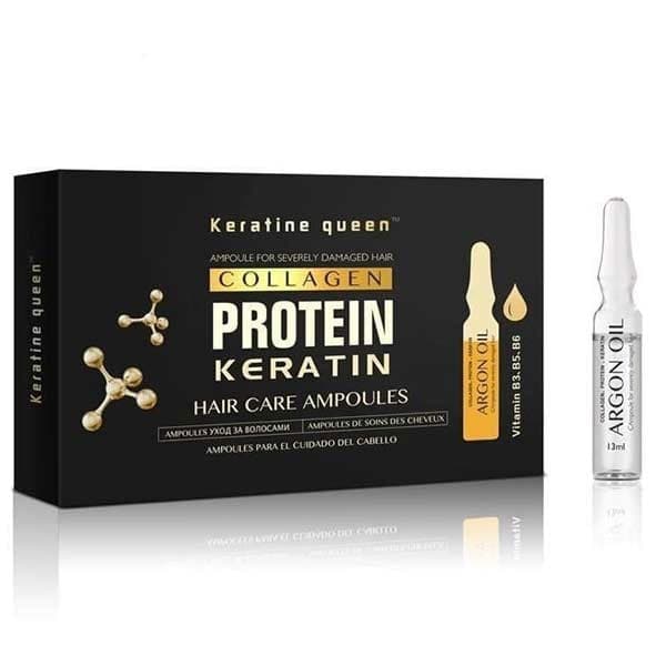 ویال کراتین مو کویین پک 10 عددی Protein keratin — تصویر ۵