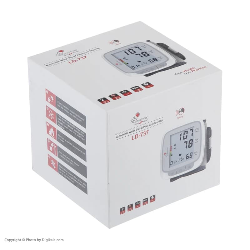 فشارسنج دیجیتال مچی زنیتمد مدل LD-737 — تصویر ۴