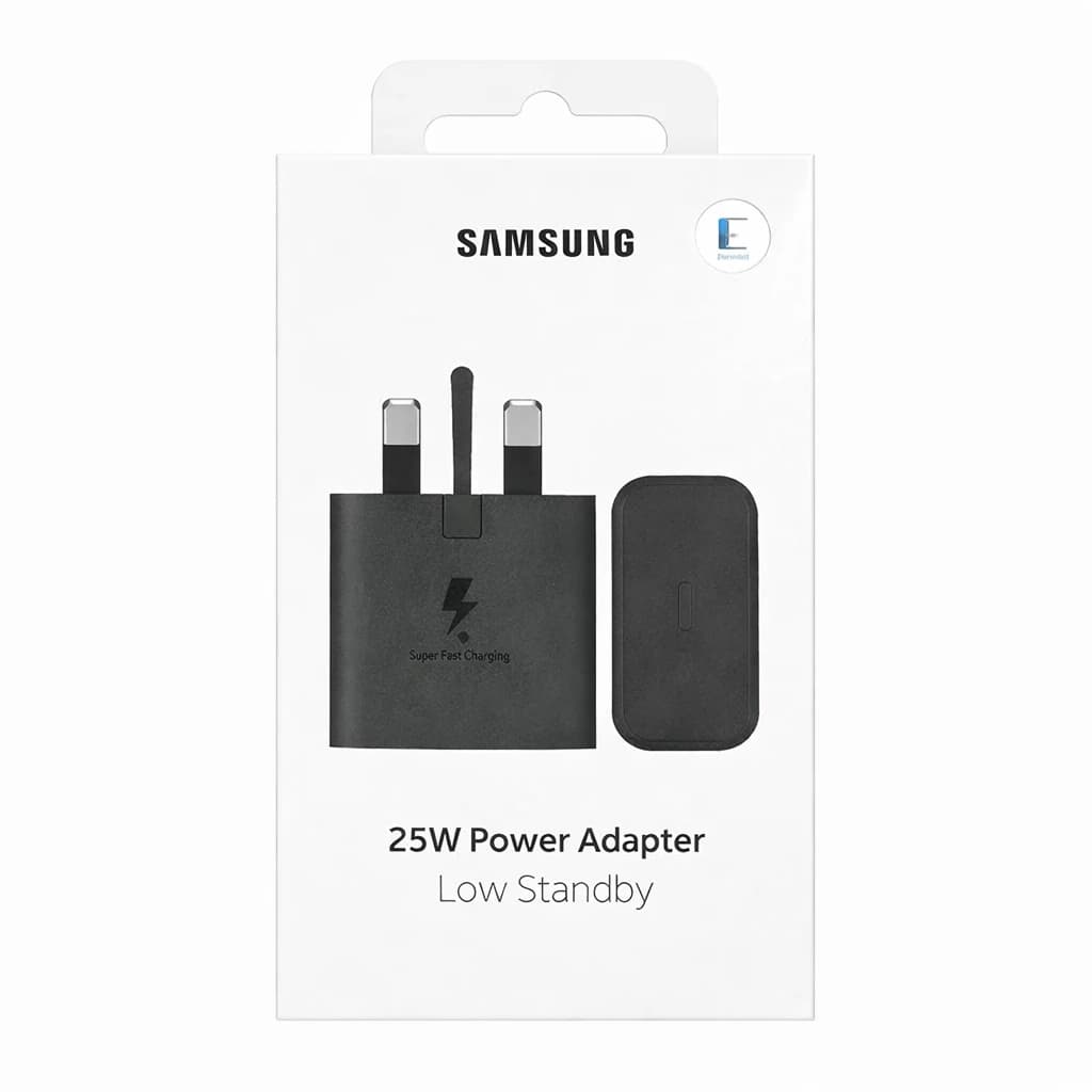 شارژر دیواری دو پین SAMSUNG 25W ـ TA800 ( فست و PD) مشکی — تصویر ۹