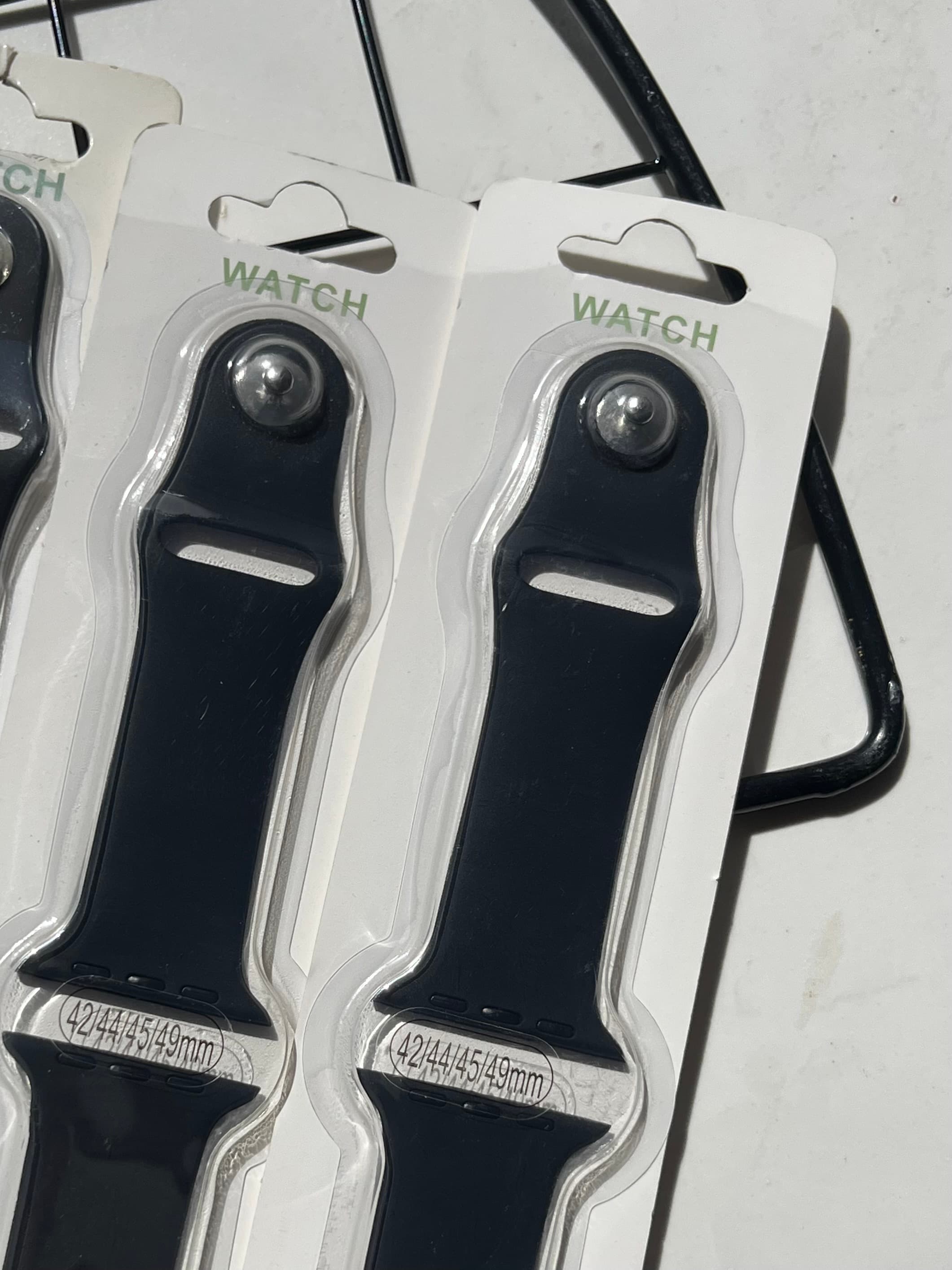 بند اپل واچ 42/44/45/49MM سیلیکونی مشکی