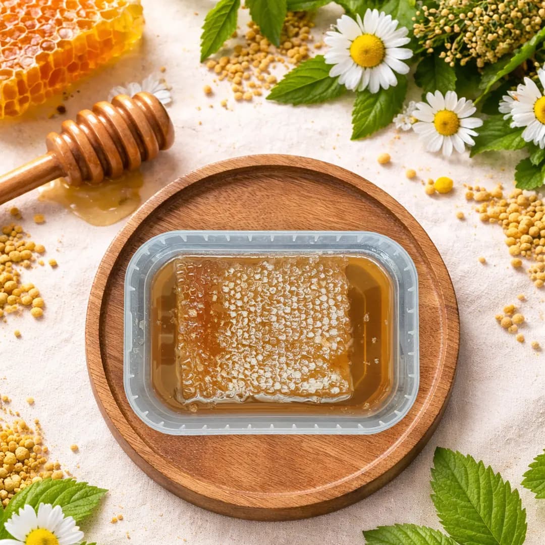 عسل موم دار فروردین | 700 گرمی — تصویر ۳