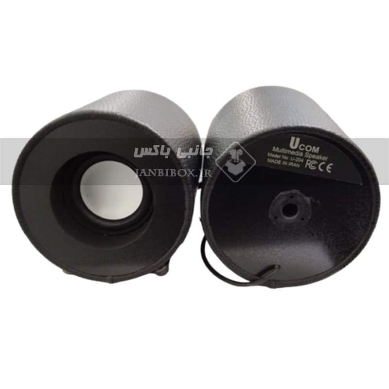 اسپیکر دو تکه رومیزی UCOM مدل U-204 | اسپیکر دسکتاپ USB — تصویر ۹