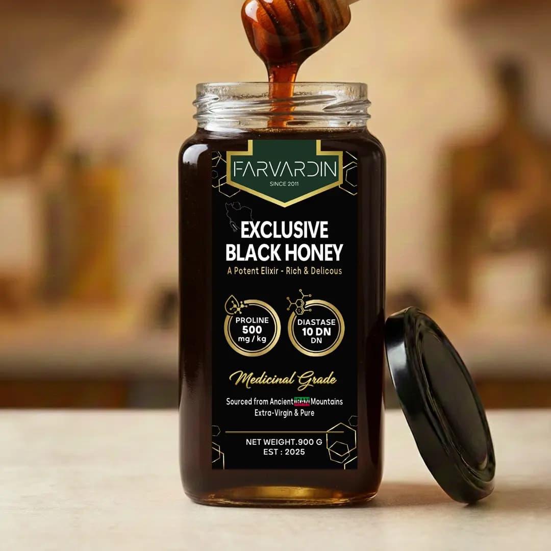 عسل سیاه فروردین | Iranian Black Honey — تصویر ۳