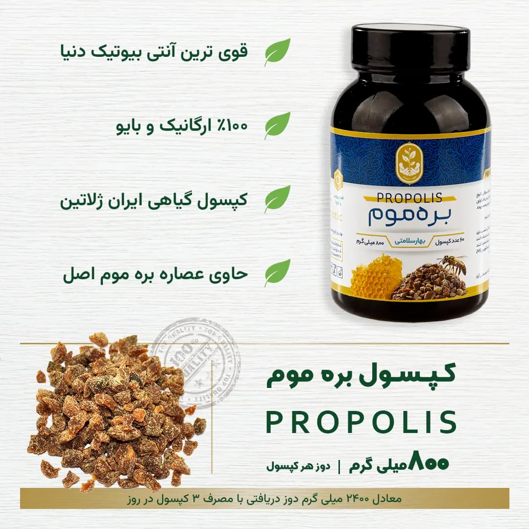 کپسول بره موم (60 عددی) — تصویر ۲