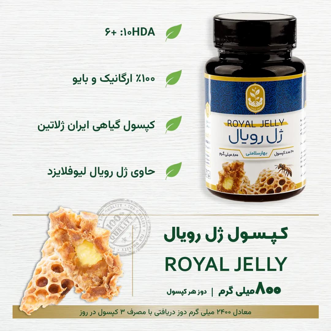 کپسول ژل رویال فروردین — تصویر ۳