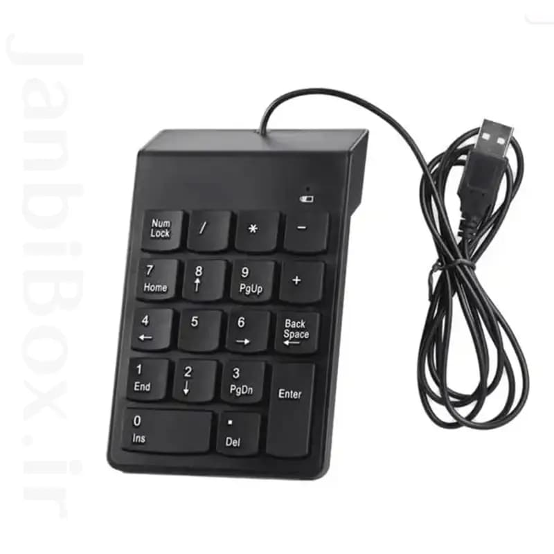 کیبورد سیمی اعداد USB مدل Super Slim Numeric Keypad — تصویر ۸