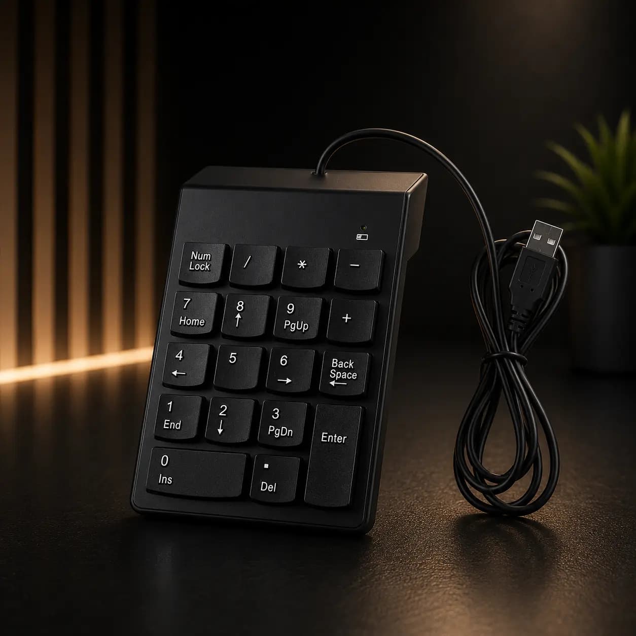 کیبورد سیمی اعداد USB مدل Super Slim Numeric Keypad — تصویر ۷