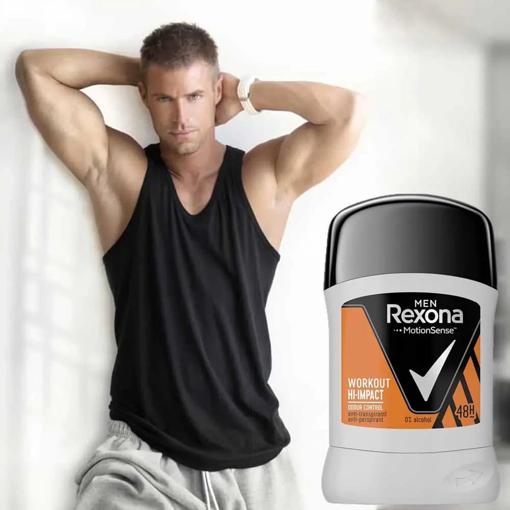 استیک ضدتعریق مردانه رکسونا مدل workout-hi impact — تصویر ۴