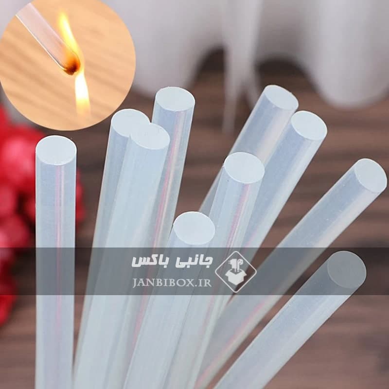 چسب حرارتی قطر 7 میلی متر بسته 5 عددی — تصویر ۴